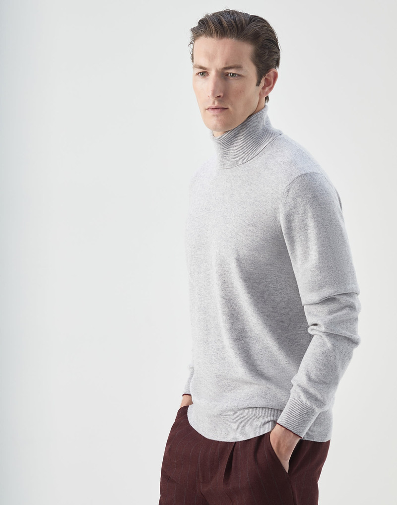 Cashmere turtleneck sweater - 1