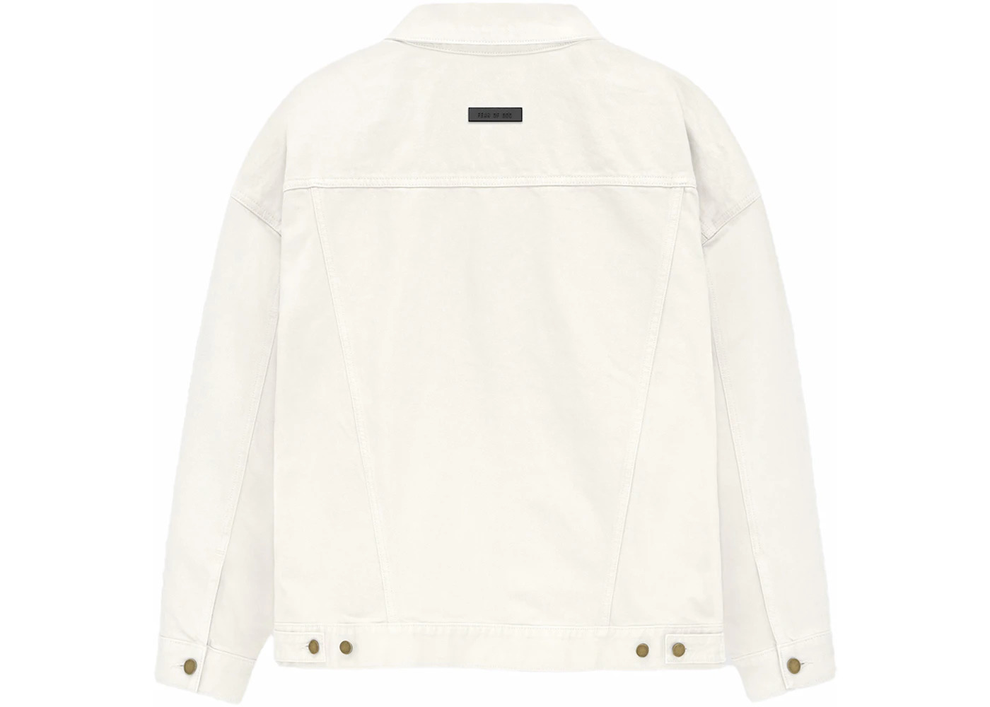 Fear of God Essentials Denim Jacket Cloud Dancer - 2