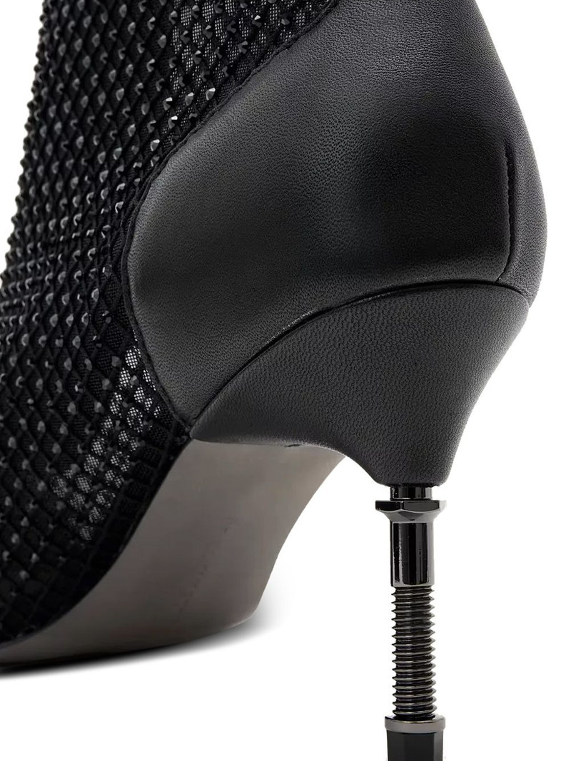 Natasha mesh high-heel ankle boots 5