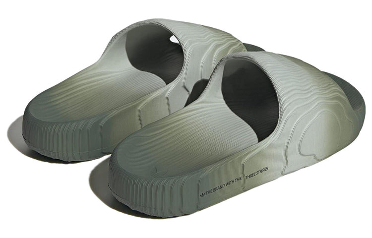 adidas Originals Adilette 22 Slides 'Wonder Silver Green' IG7494 - 4
