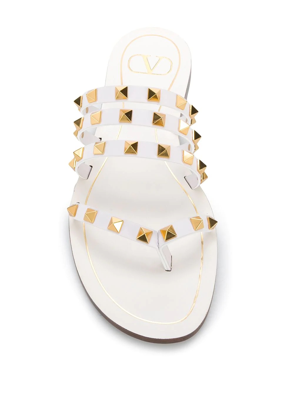 Rockstud flat sandals - 4