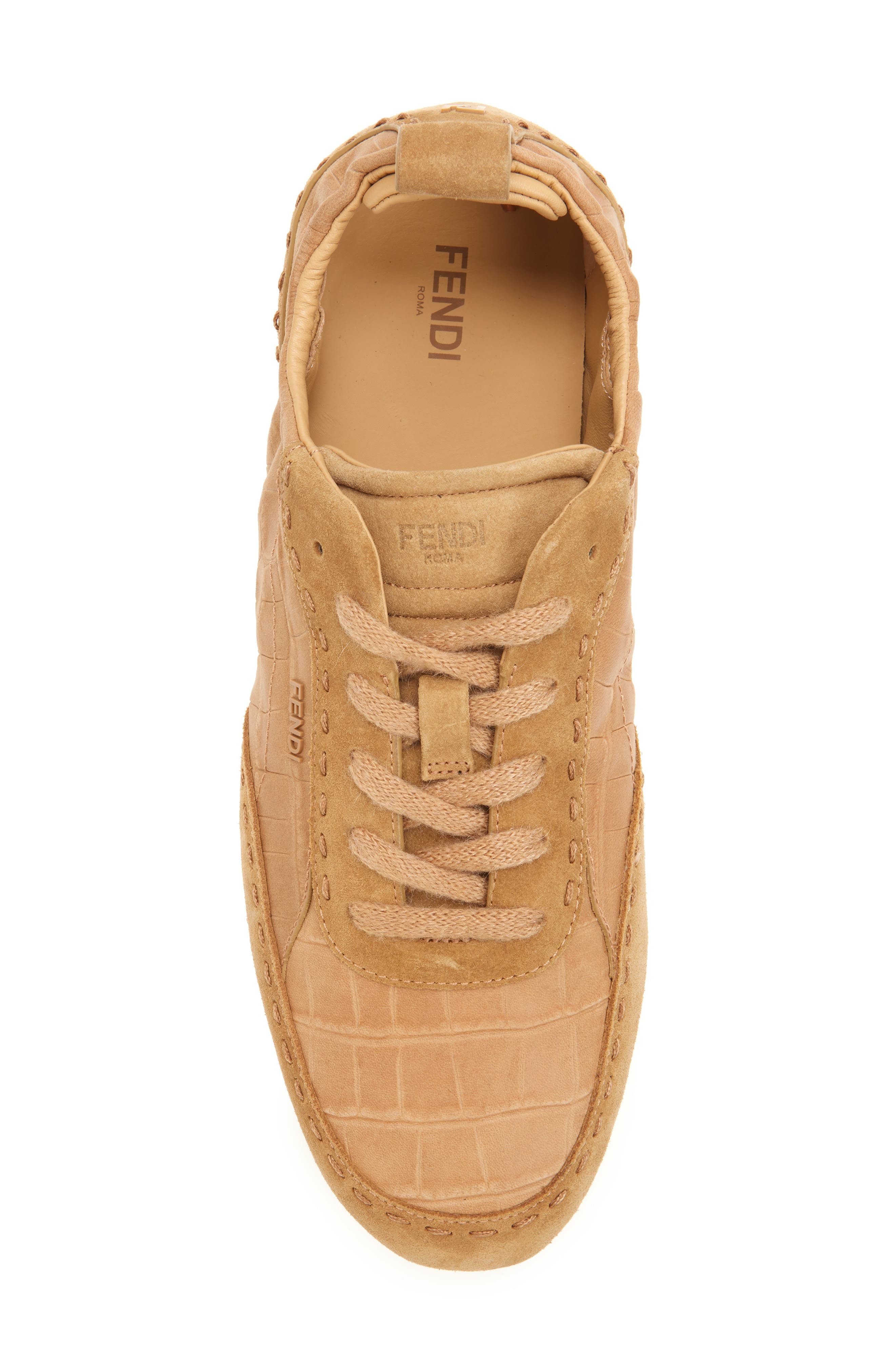'Fendi Fit Sneaker in Beige Rame Beige at Nordstrom - 3