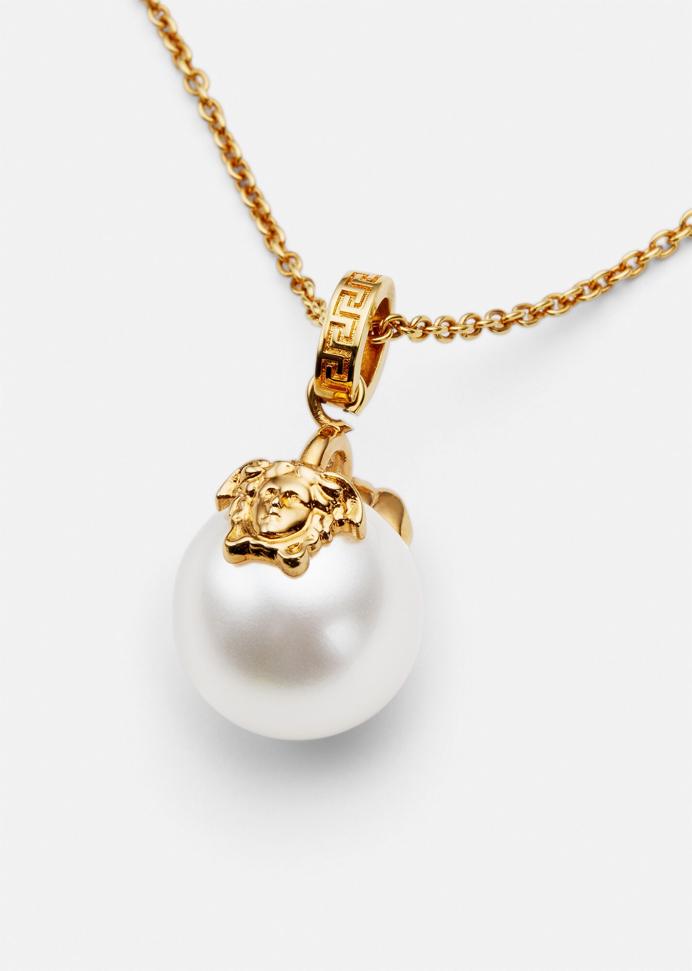 Medusa Pearl Chain Necklace - 2