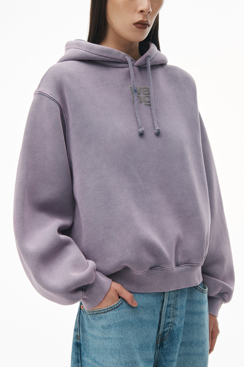 Logo Hoodie in Structured Terry 3