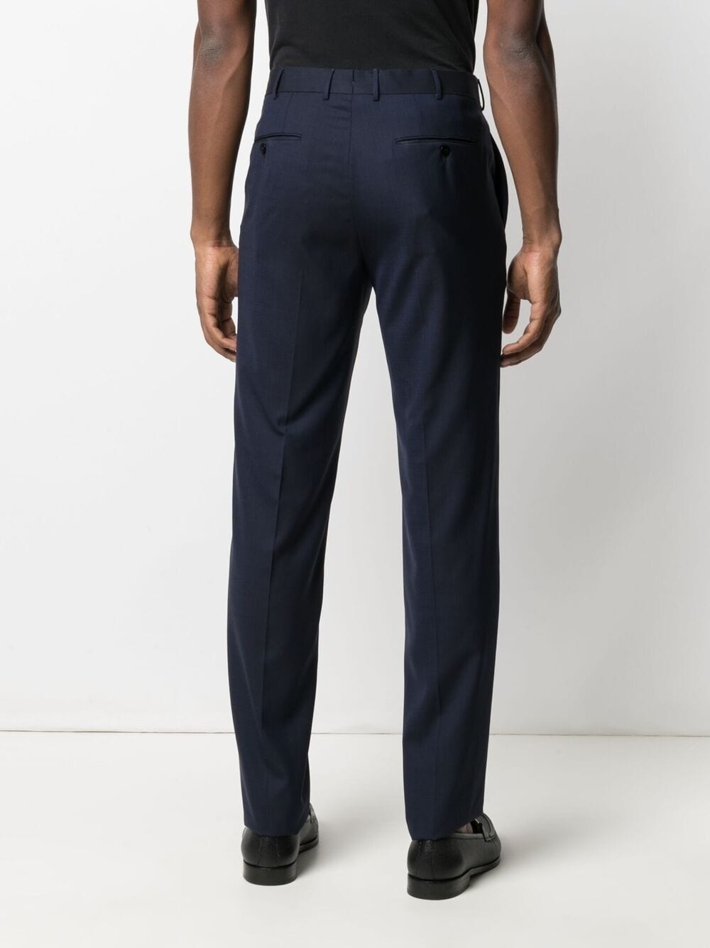 slim-fit tailored trousers - 4