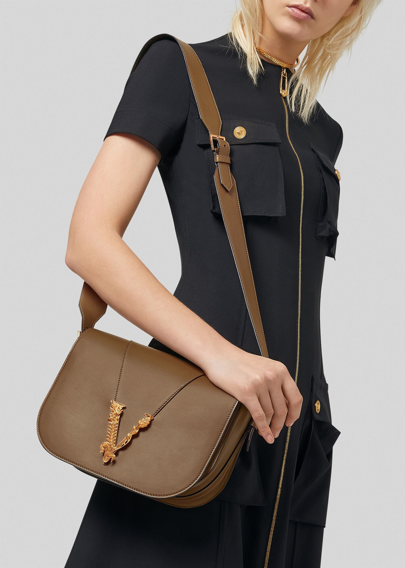 VERSACE Virtus Large Saddle Bag outlook