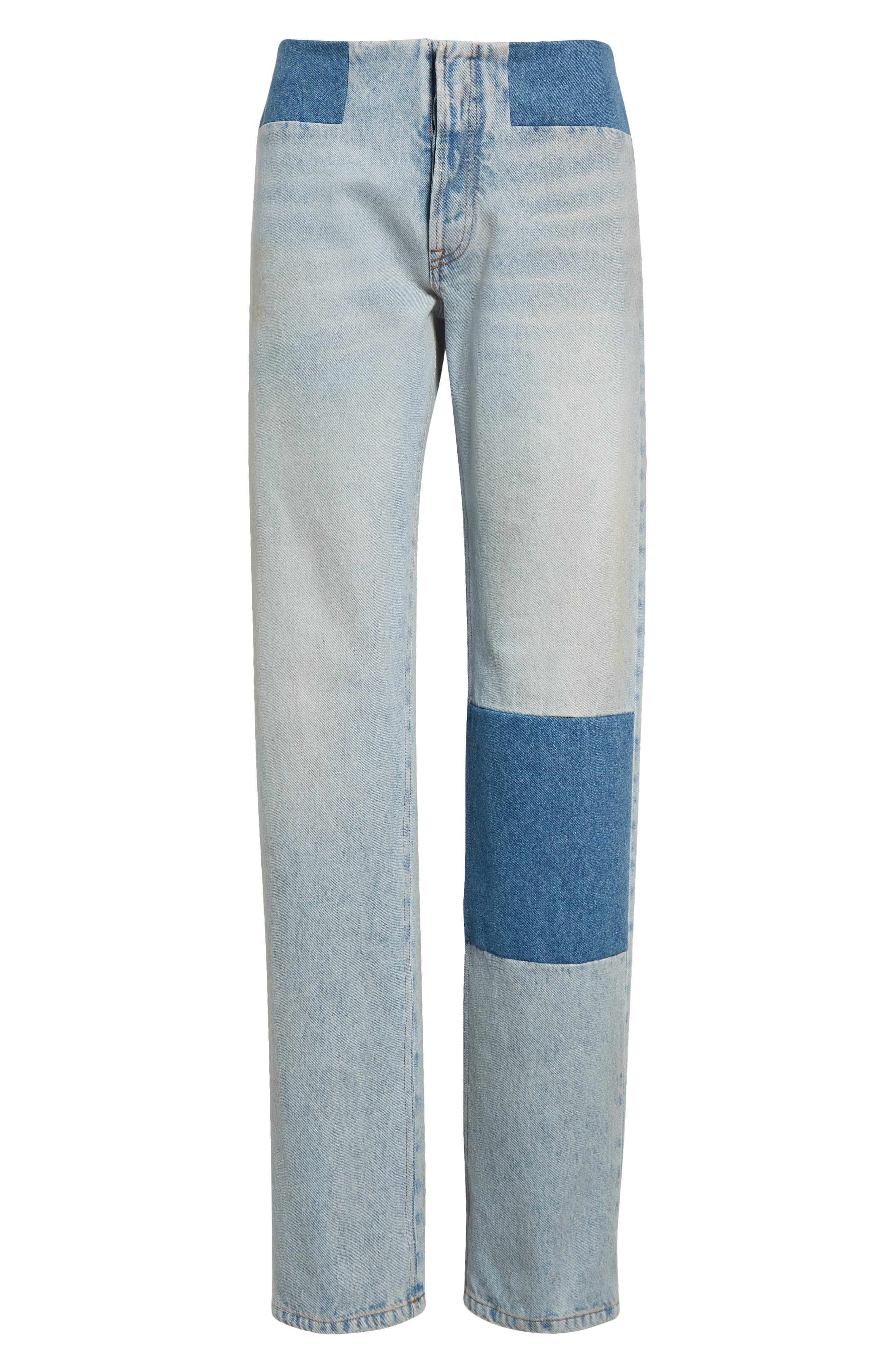 MM6 Maison Margiela Patchwork Jeans in Medium Blue at Nordstrom - 5