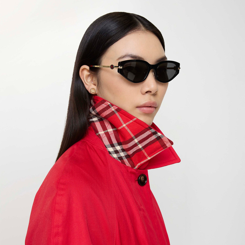 Burberry EKD Metal Cat-eye Sunglasses outlook