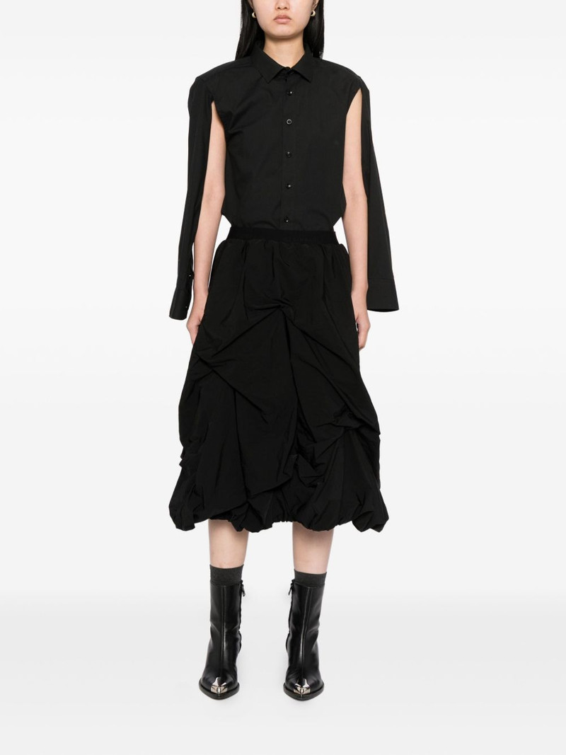 ALAINPAUL draped skirt outlook