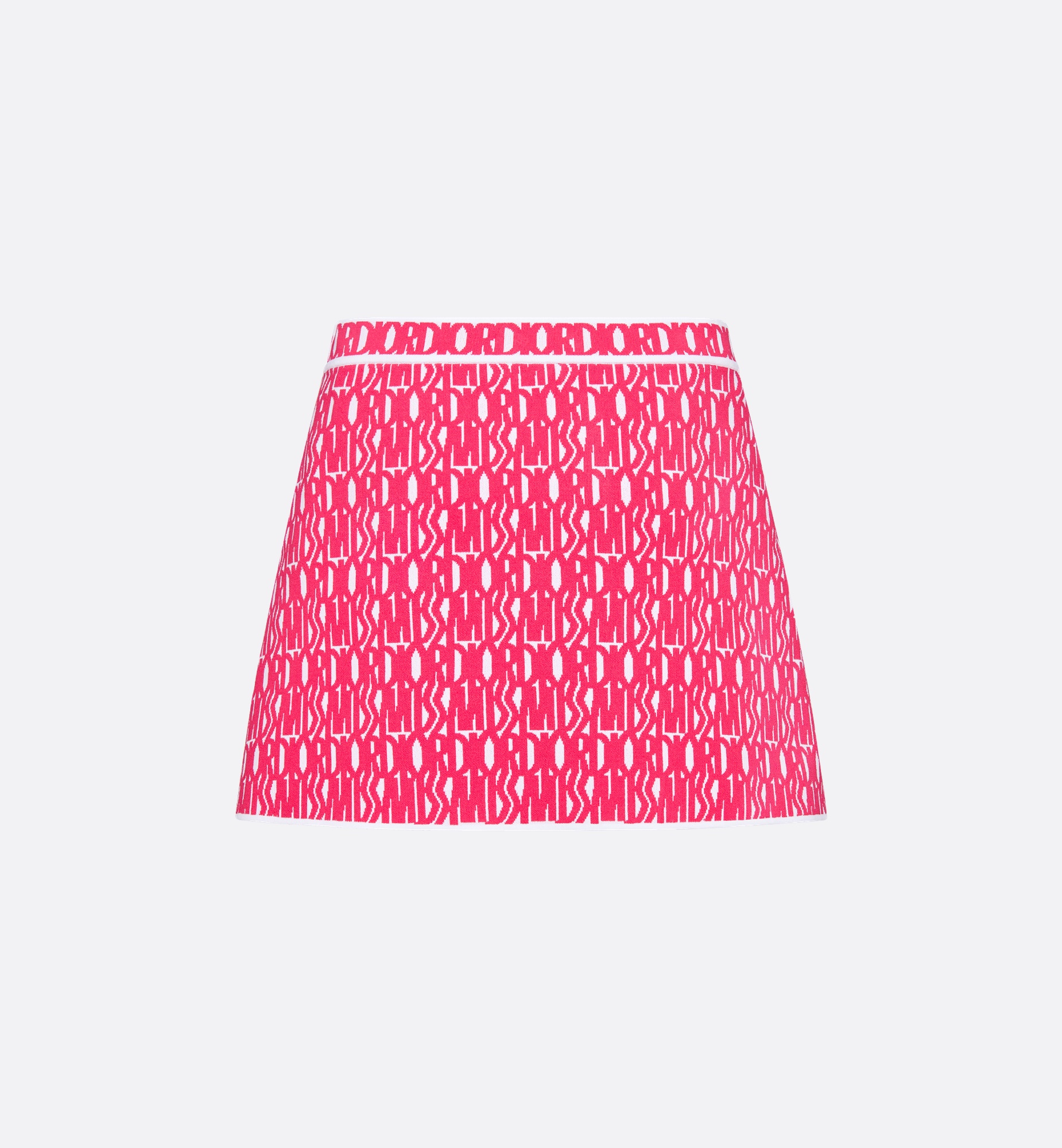 【DIOR】 Flared mini skirt ジャクロン ラベル 454J07AM538X9000_E01?$