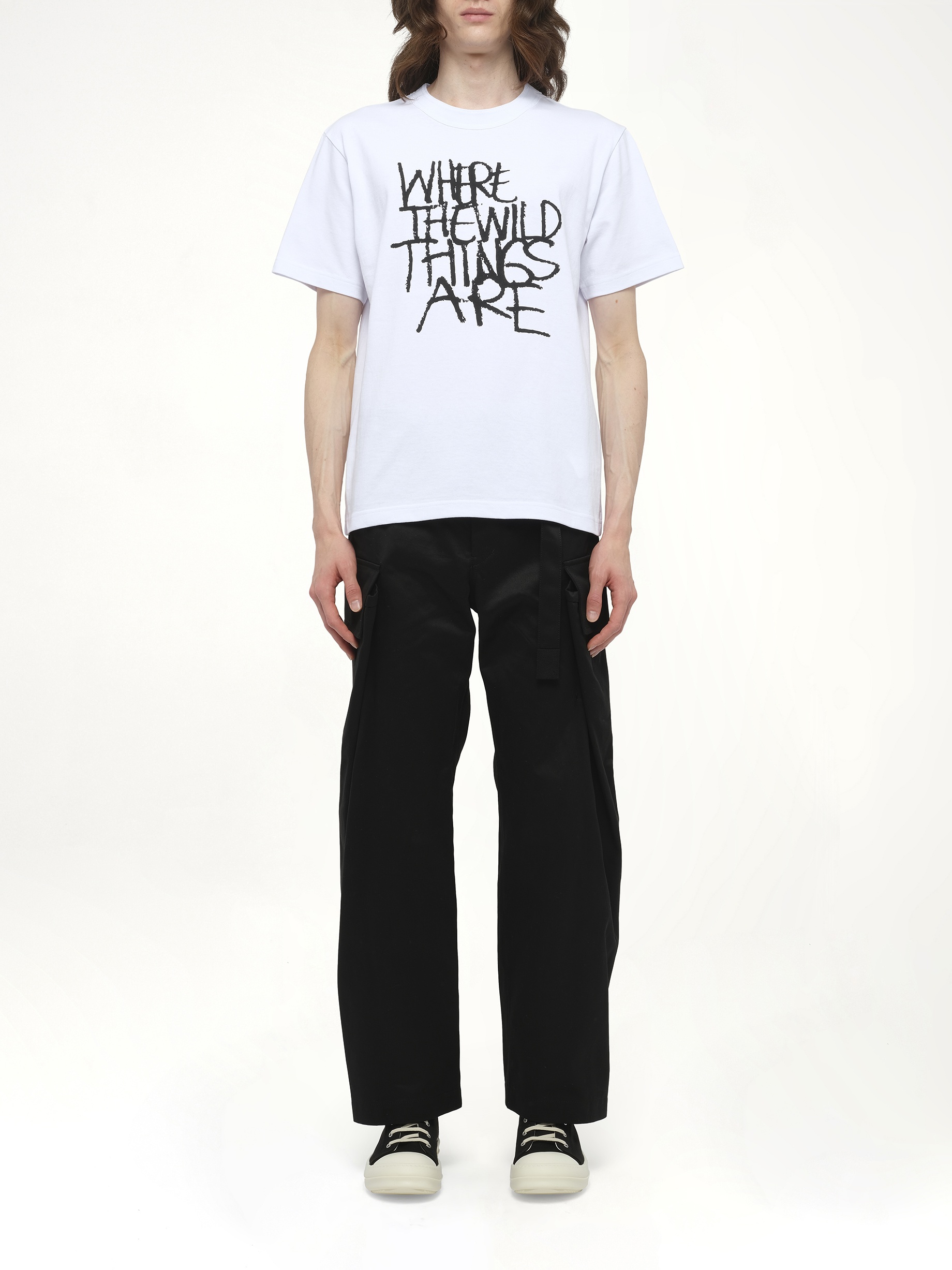WHERE THE WILD THINGS ARE Logo T-Shirt in White - 7
