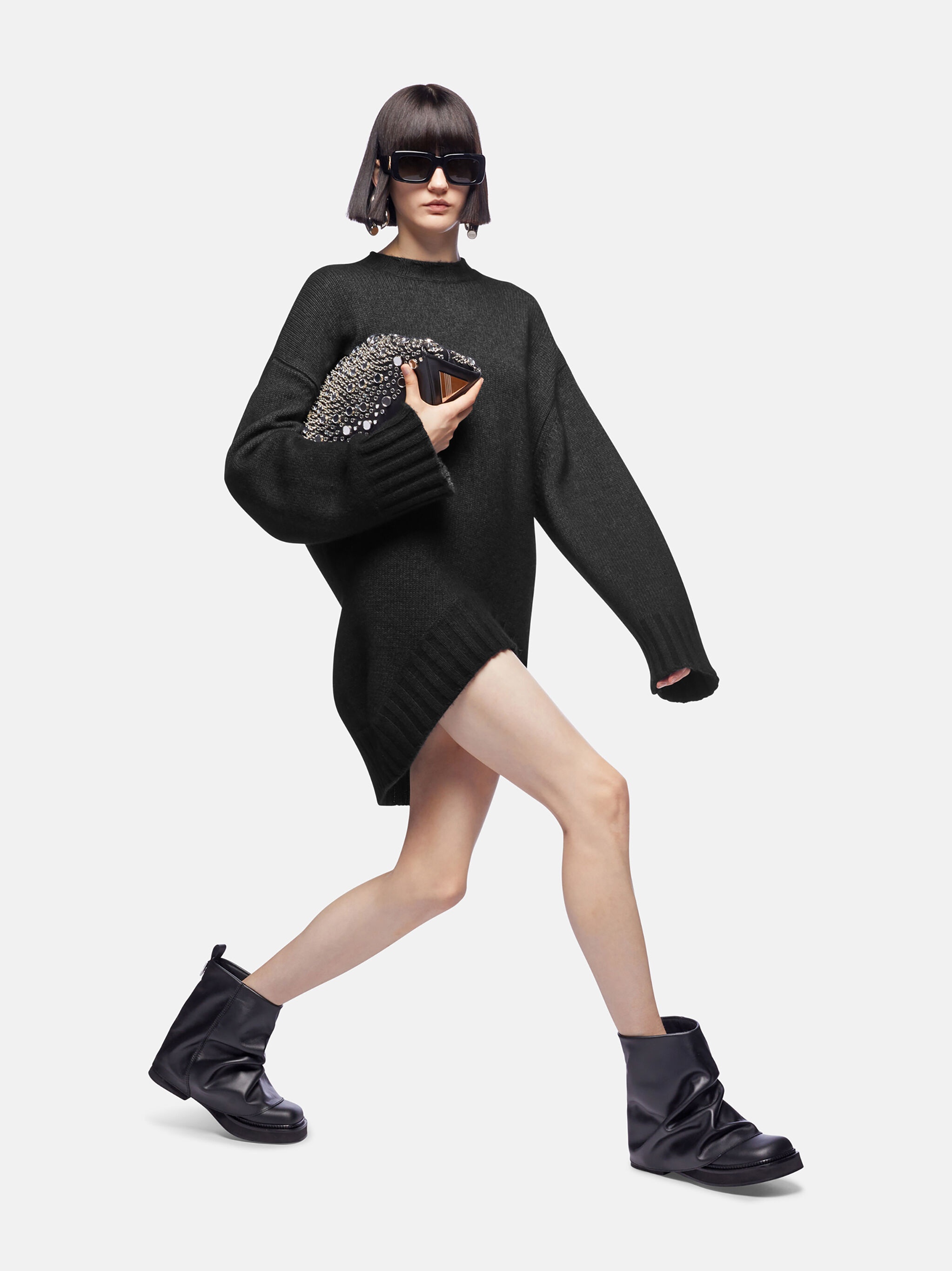 BLACK SWEATER - 4