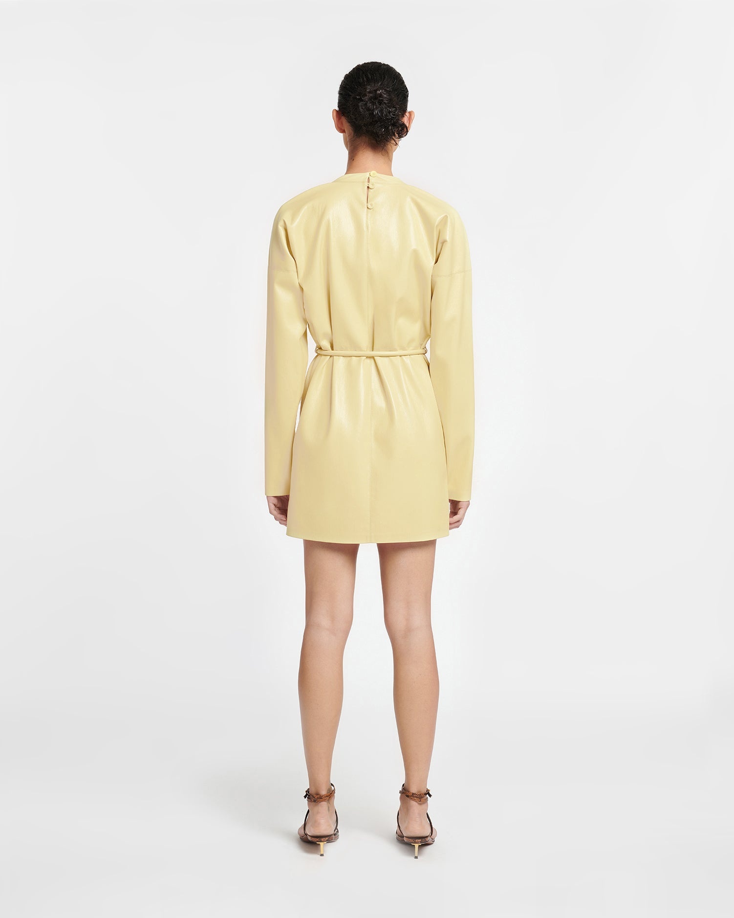 Okobor™ Alt-Leather Mini Dress - 3