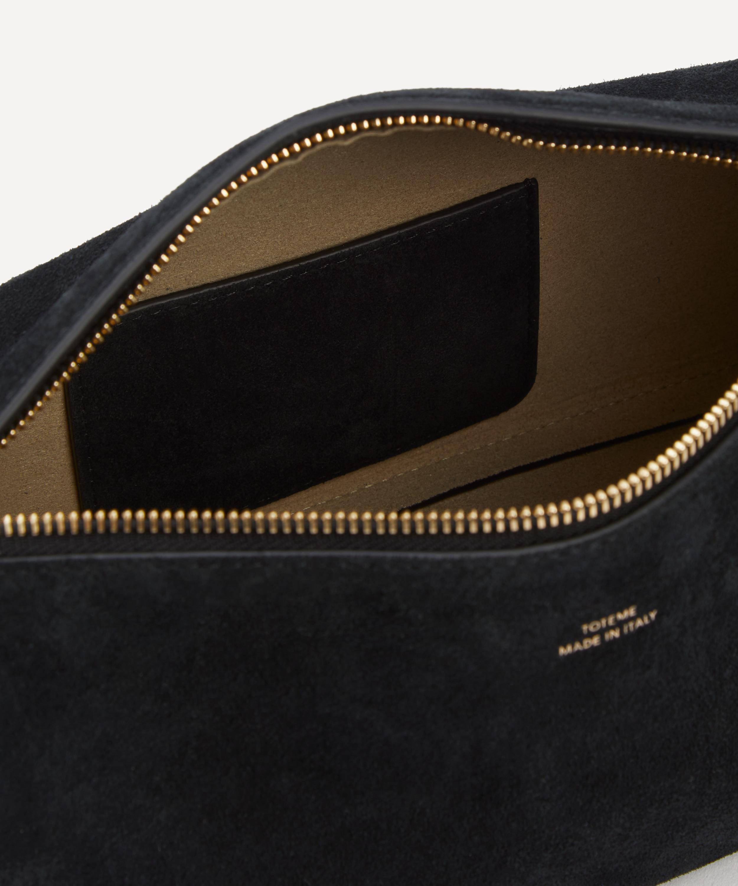 Belted Suede Clutch Bag - 6