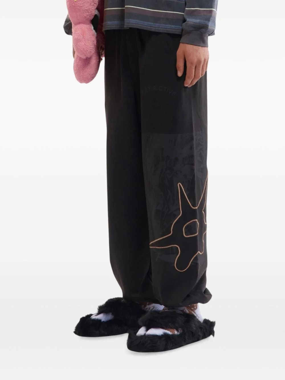 Decal track pants - 1