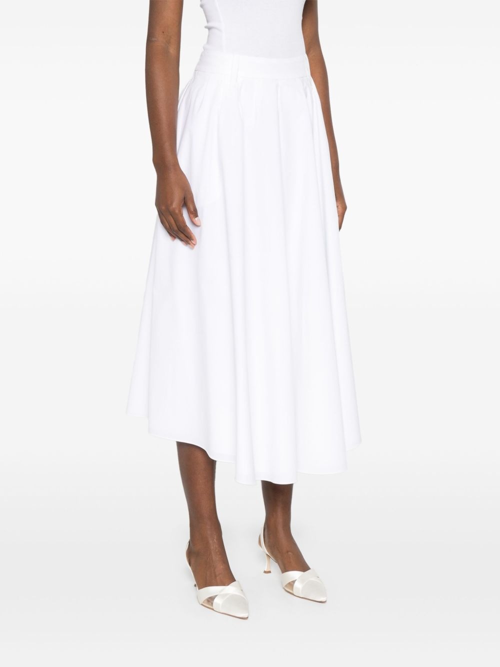 poplin midi skirt - 3