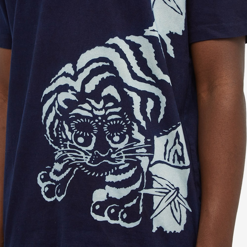 Blue Blue Japan Bamboo Tiger Tee 5