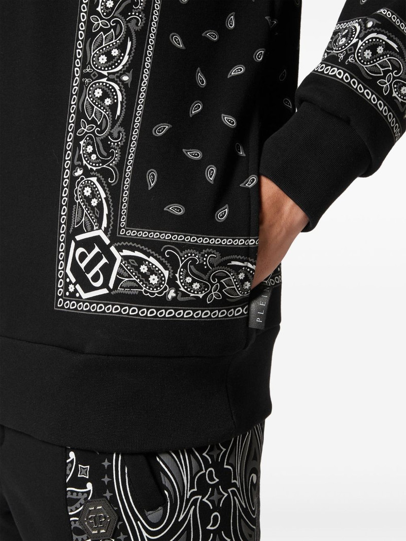 paisley-print hoodie 4