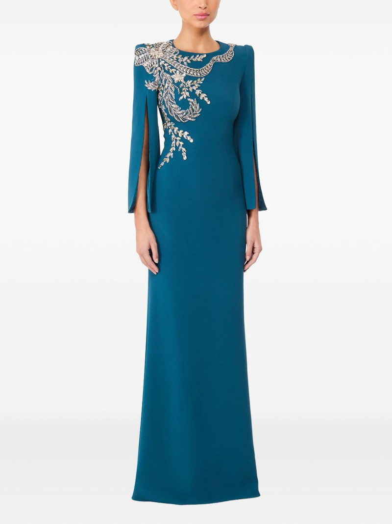 JENNY PACKHAM crystal-embellished maxi dress outlook