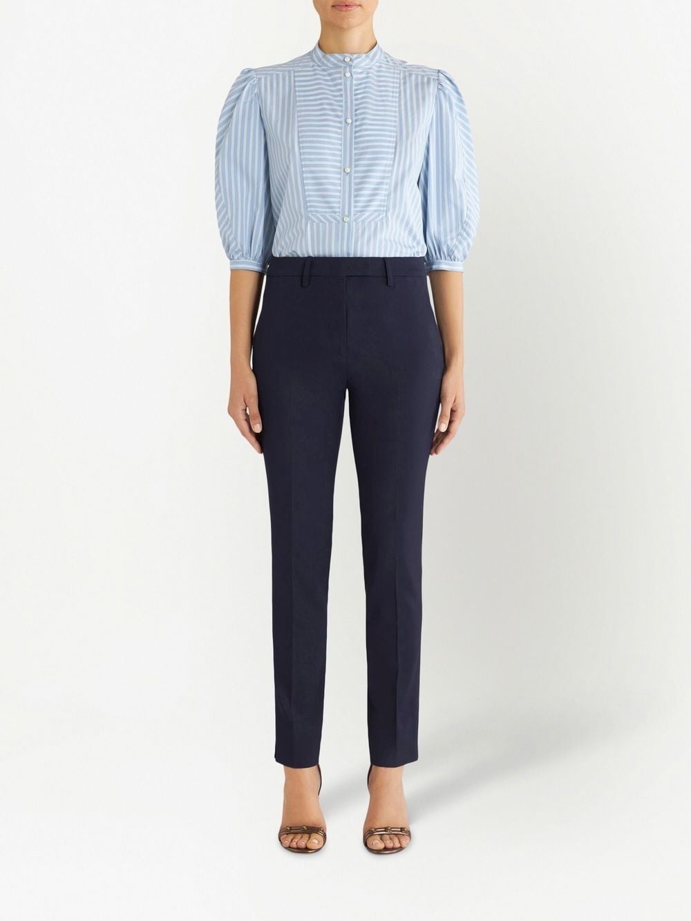 slim cut trousers - 2