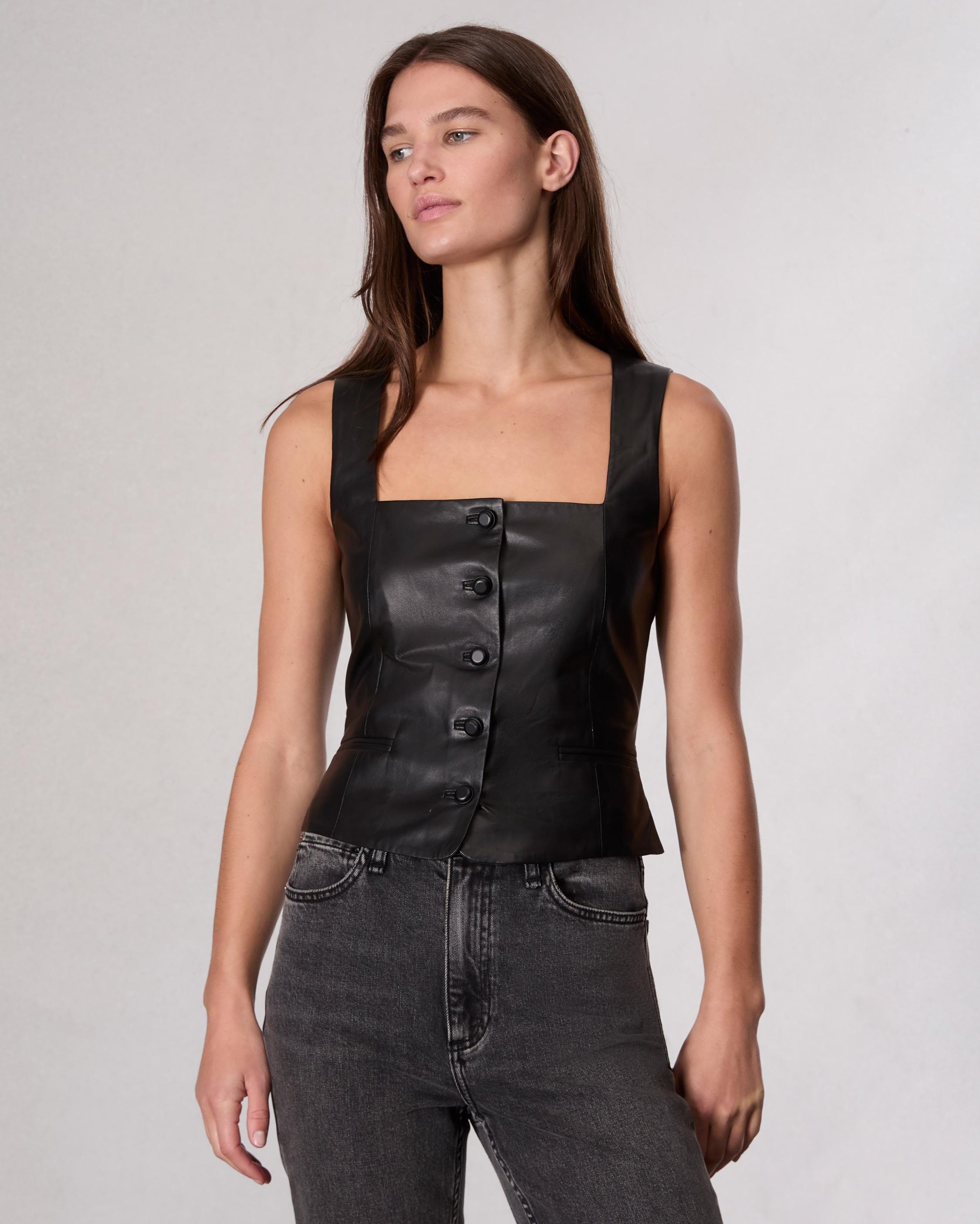 Mariana Leather Vest - 2