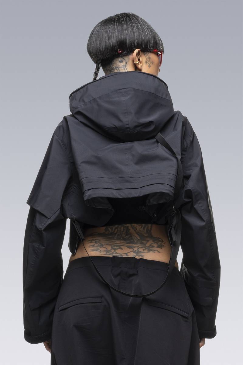 SAC-J6011 sacai / ACRONYM Crop Jacket Black 4