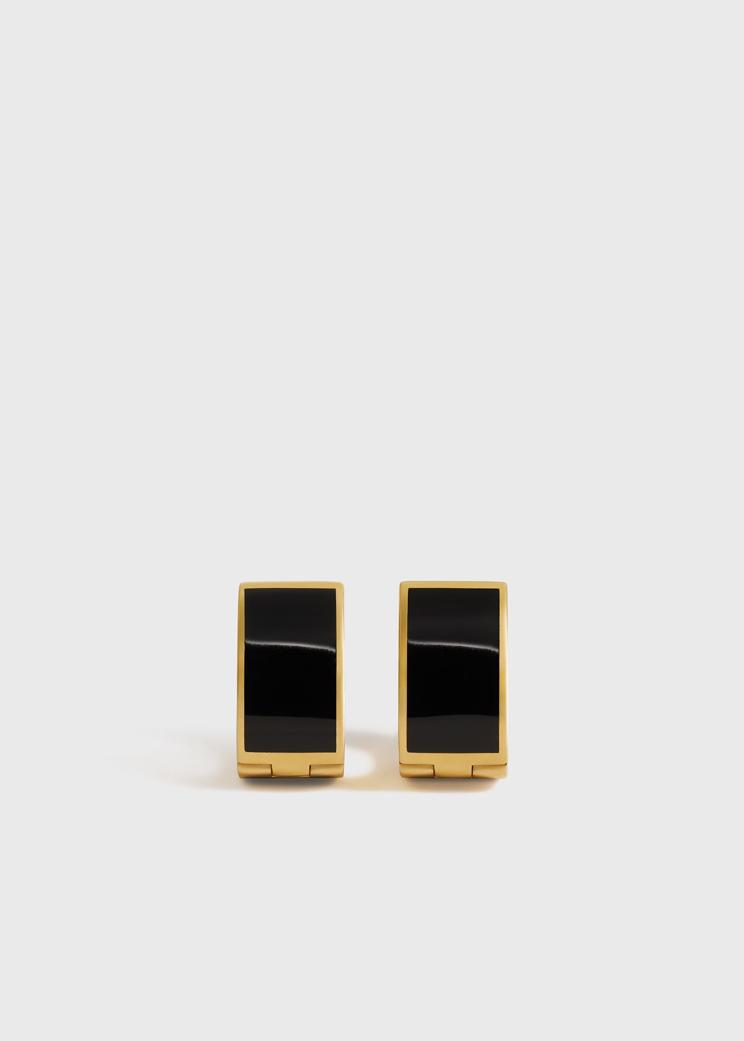 Signature hoops black/gold - 5