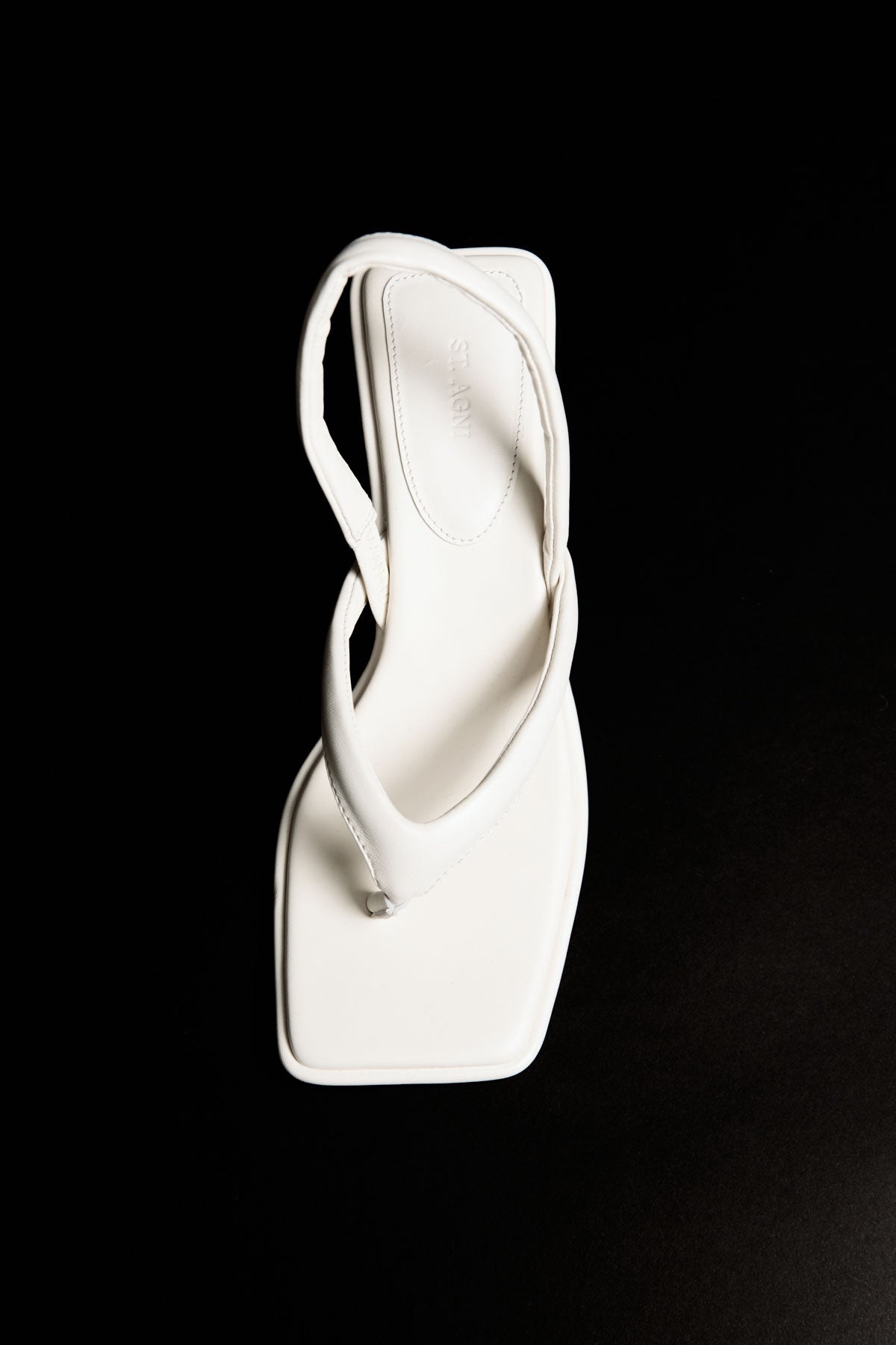 Sling Back Thong Heel - Tofu - 4