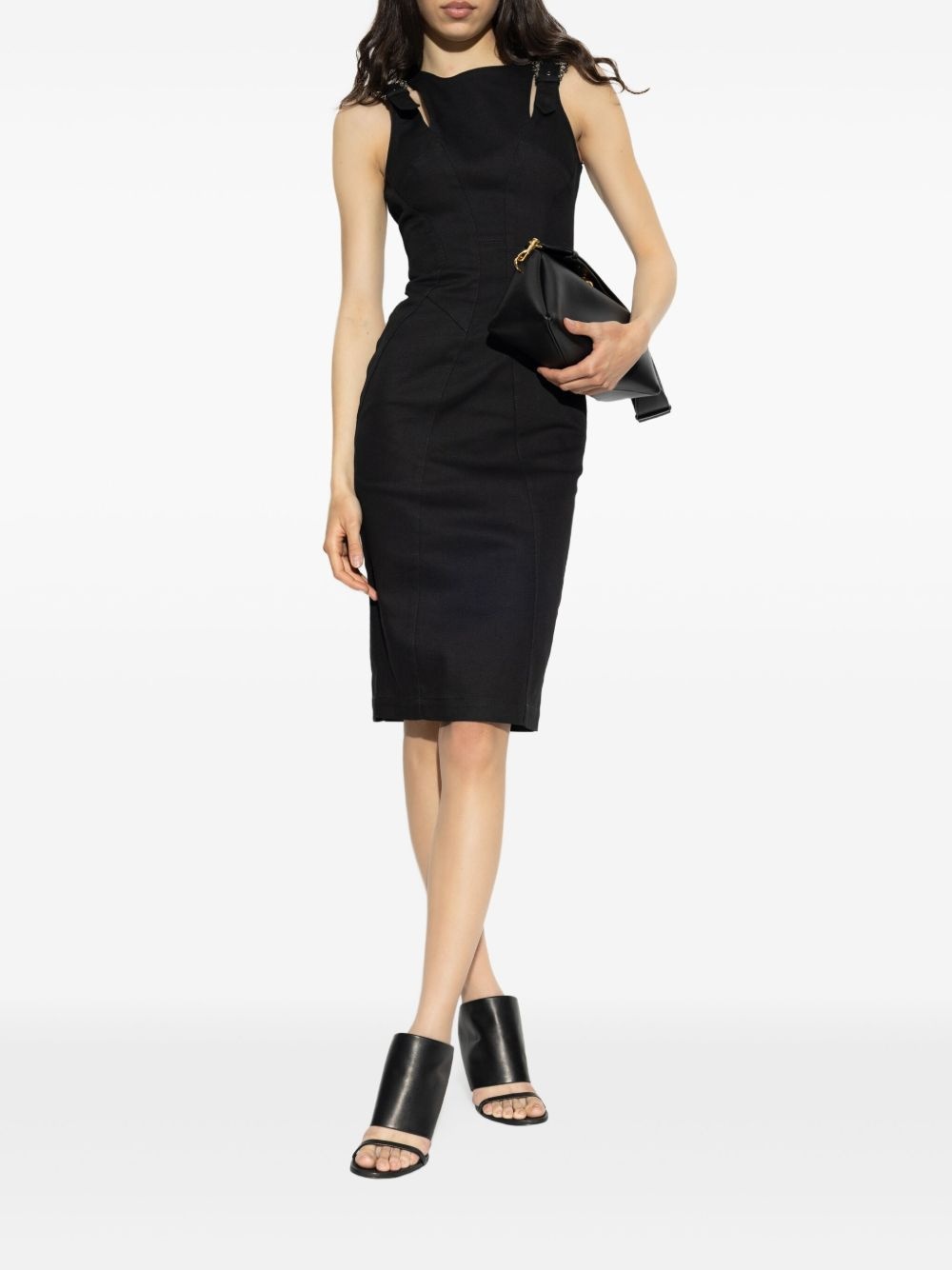 pencil denim dress - 2