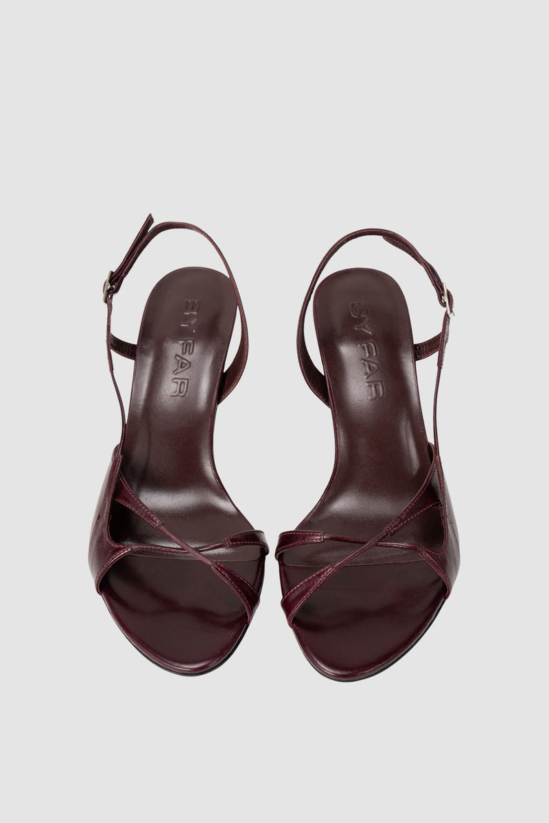 Sierra Grape Calf Leather Slingback Sandal 3