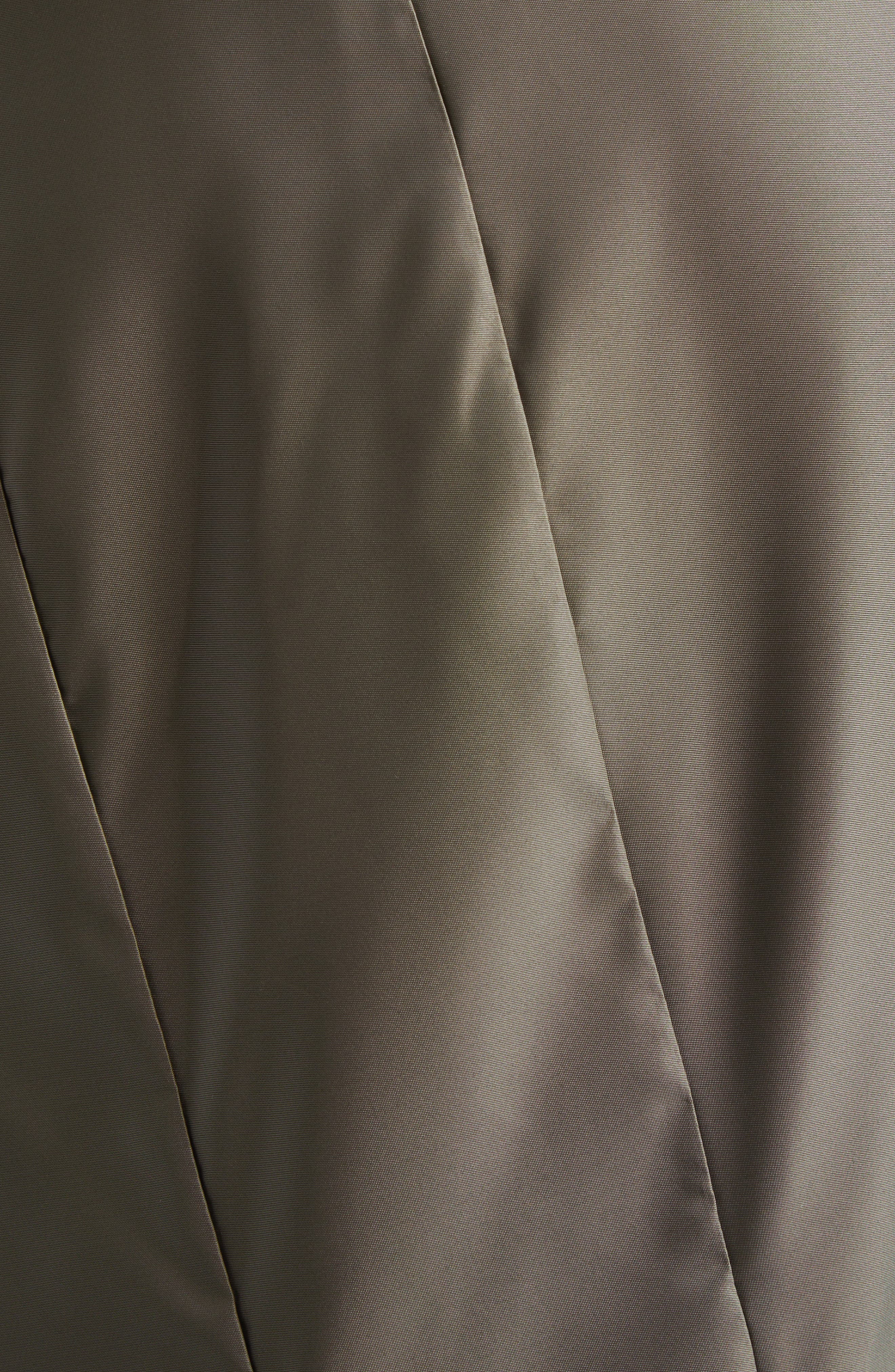 Sacai Insulated Nylon Twill Skirt in Dark Khaki at Nordstrom - 6