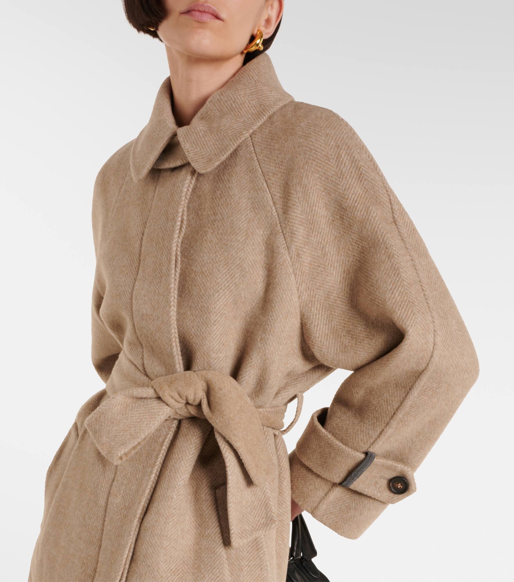 Wool and cashmere overcoat - 6