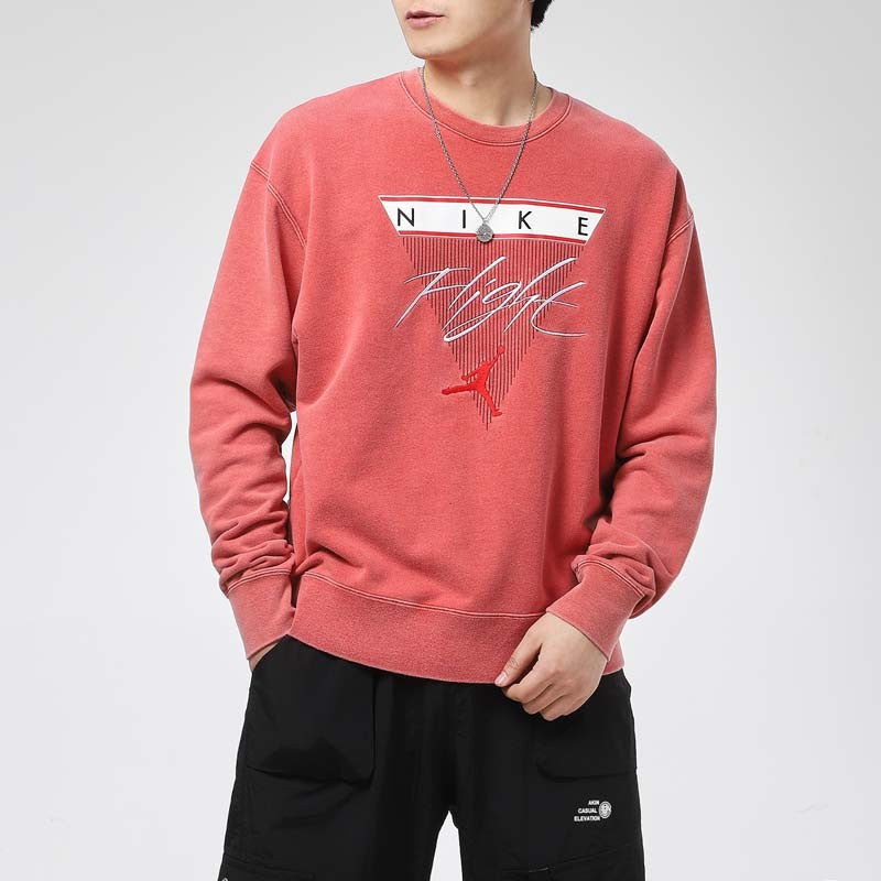 Air Jordan Flight MENS Casual Sports Crew-neck Red CZ6096-687 - 4