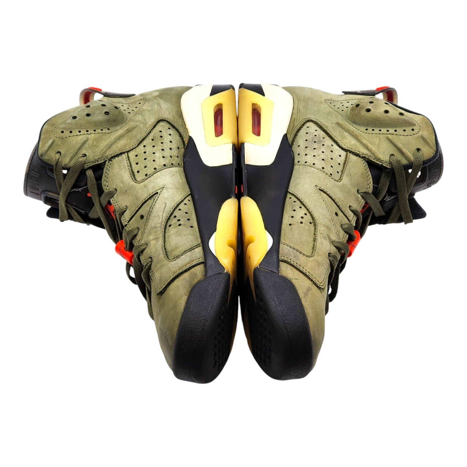 Jordan 6 Retro x Travis Scott Cactus Jack Olive CN1084-200 US 12 EU 46 preowned - 6