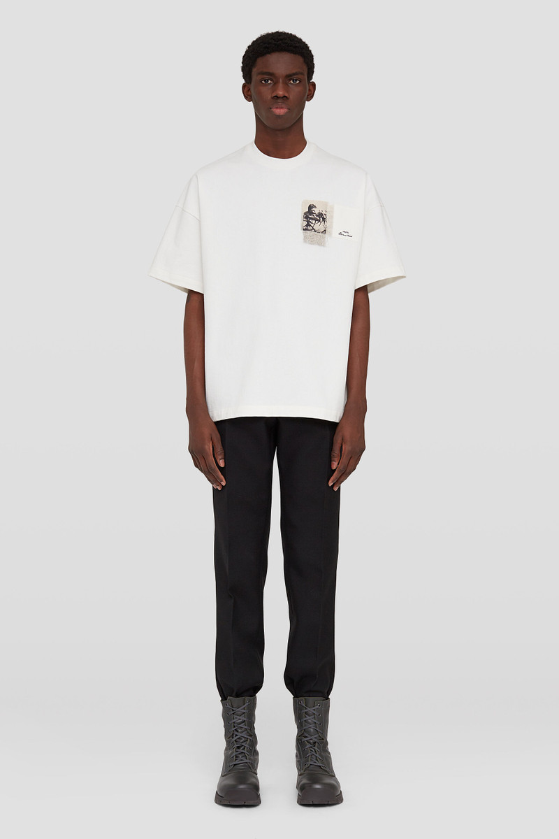 Jil Sander Printed Patch T-Shirt outlook