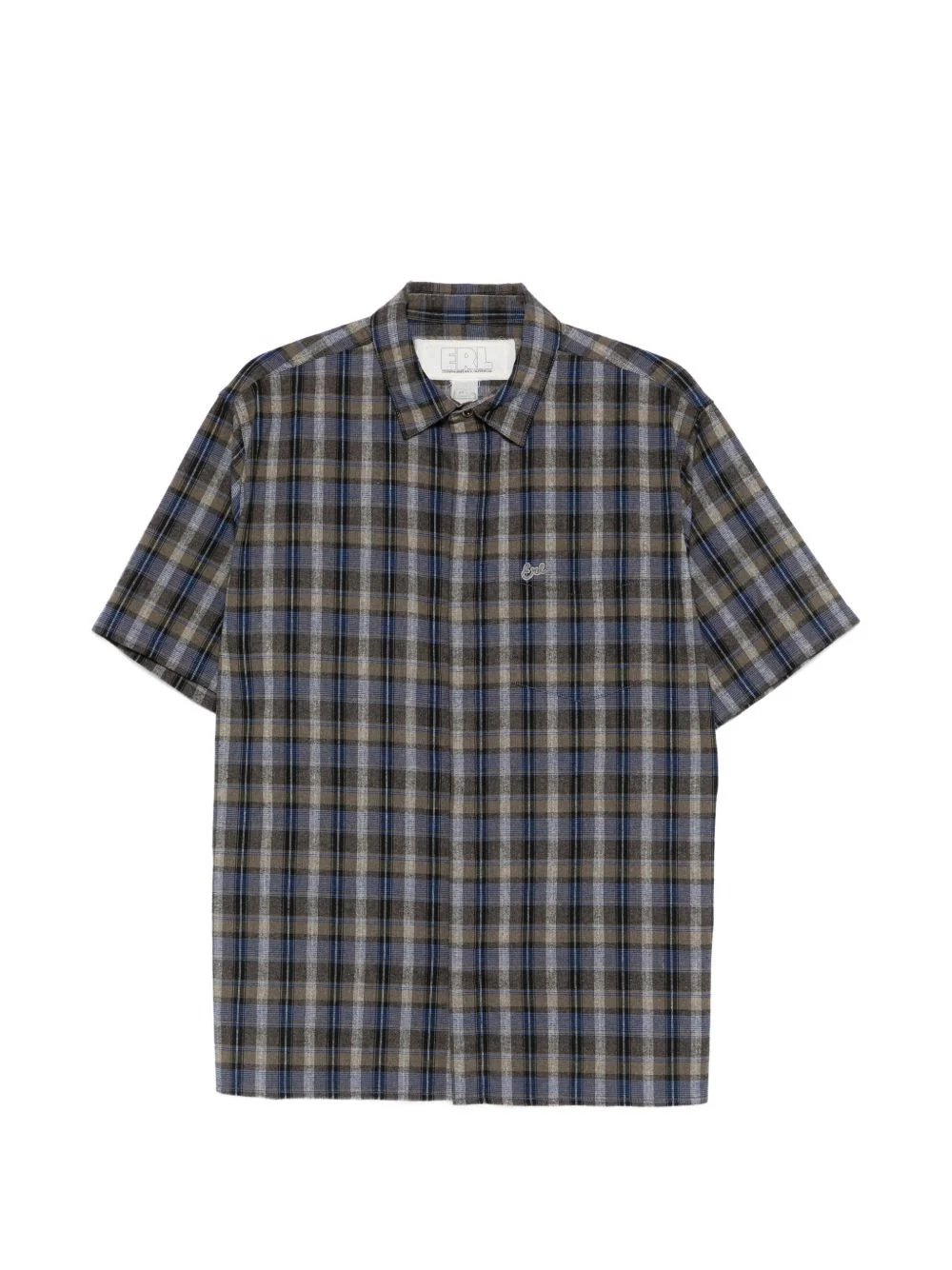 check-pattern shirt - 1