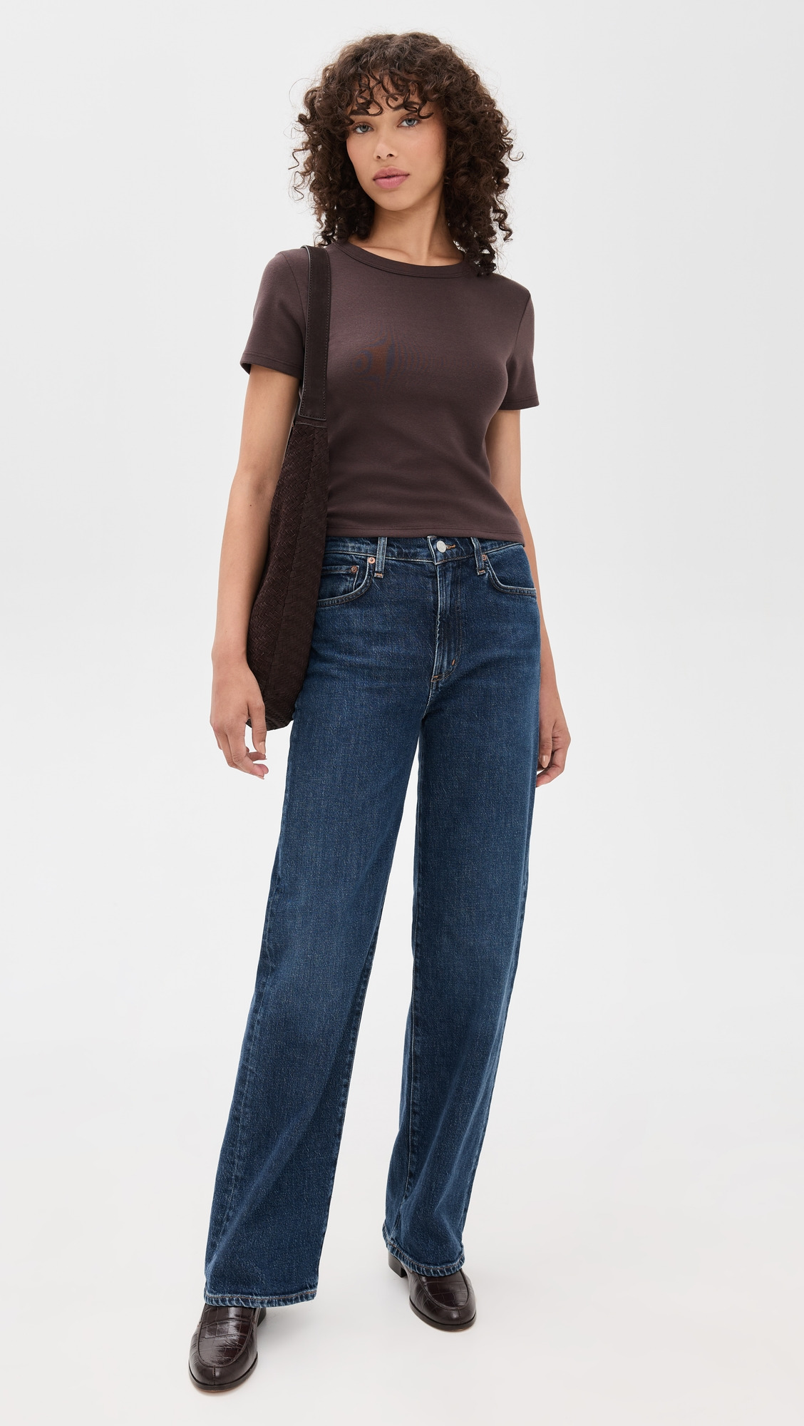 Harper Jeans Mid Rise Relaxed Straight Jeans - 7