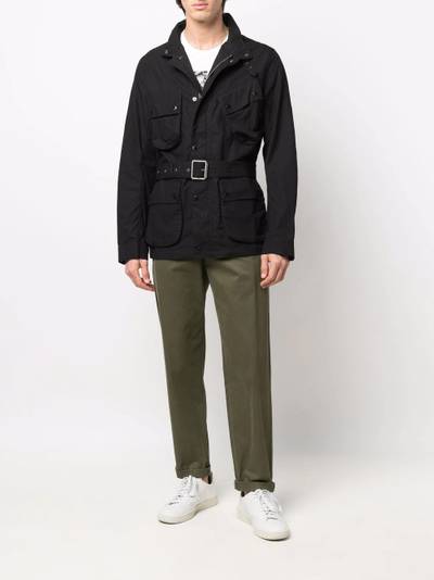 Barbour belted fitted jacket outlook