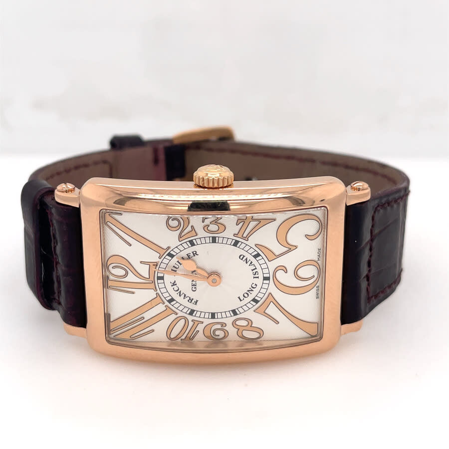 Pre-owned Franck Muller Long Island Quartz Silver Dial Ladies Watch 952 QZ REL - 5