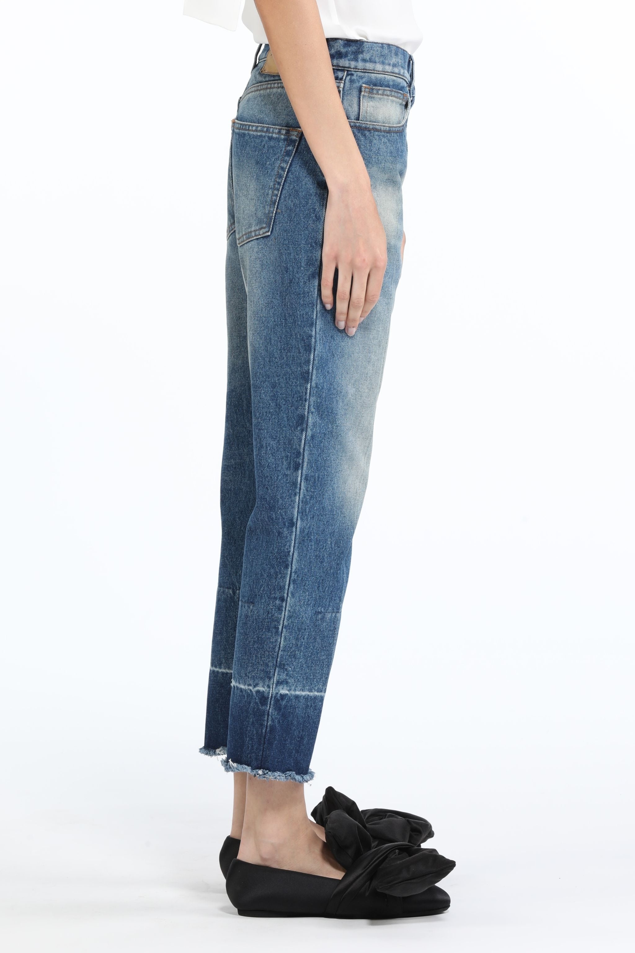 CROPPED STRAIGHT-LEG JEANS - 3