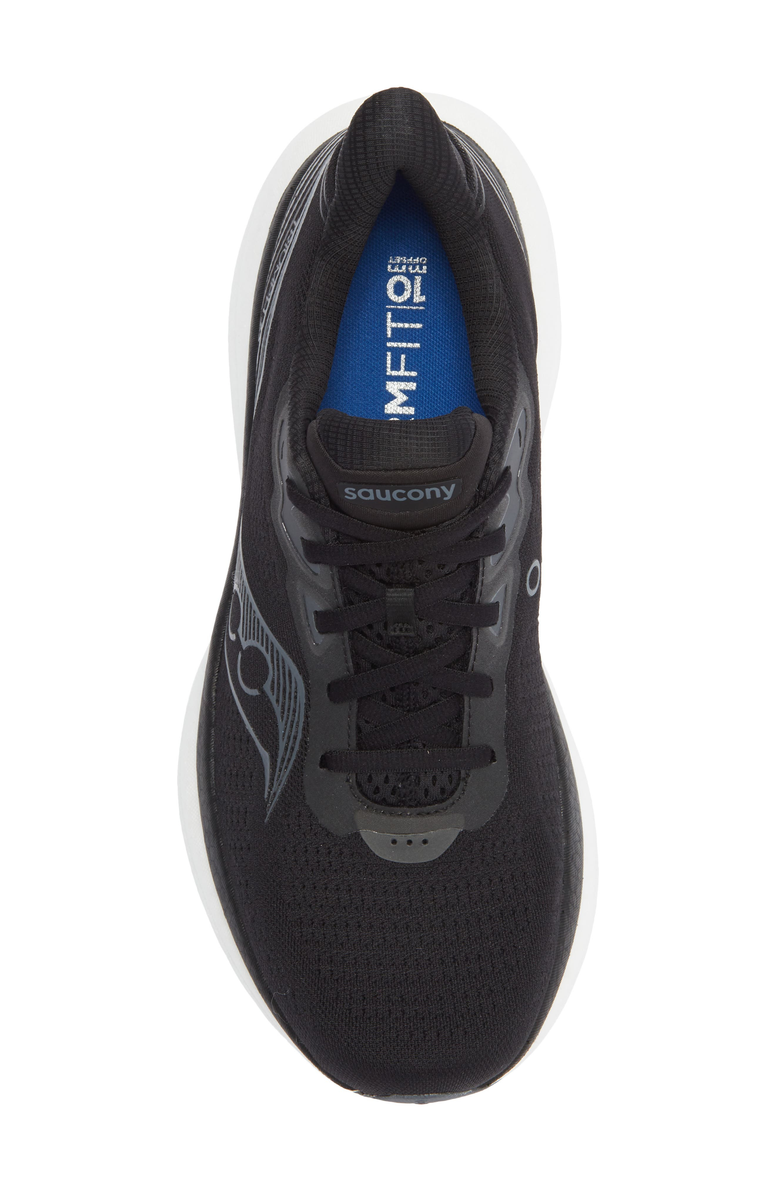 Saucony Triumph 23 Running Shoe in Black/White at Nordstrom - 5