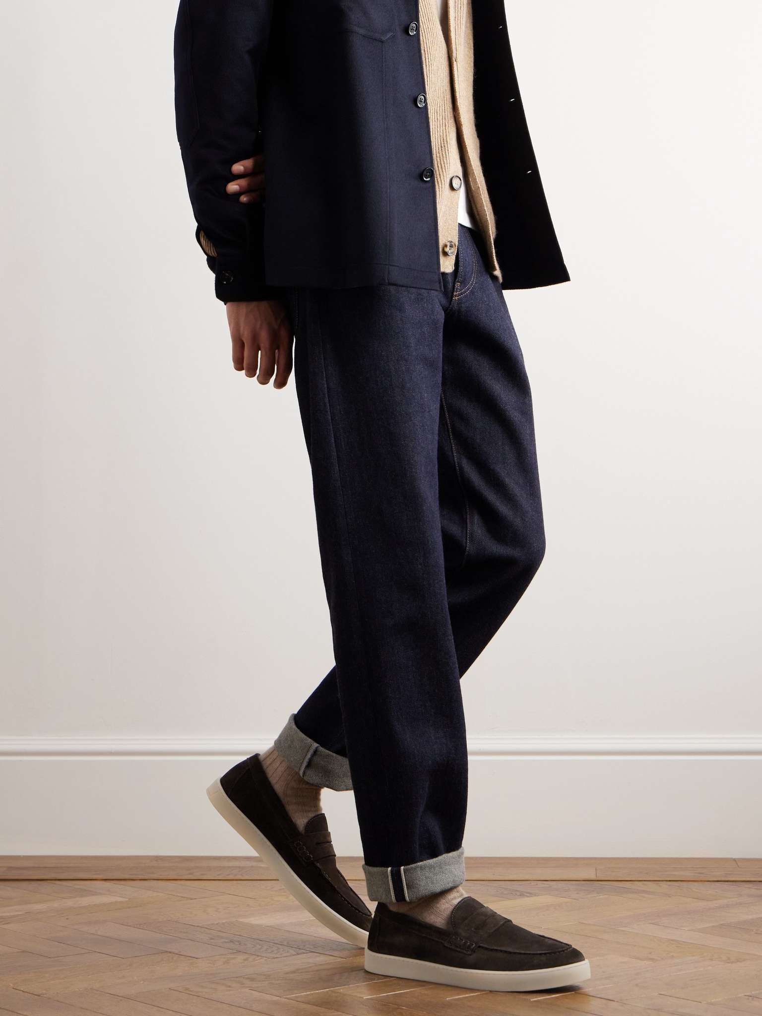 Suede Penny Loafers - 2