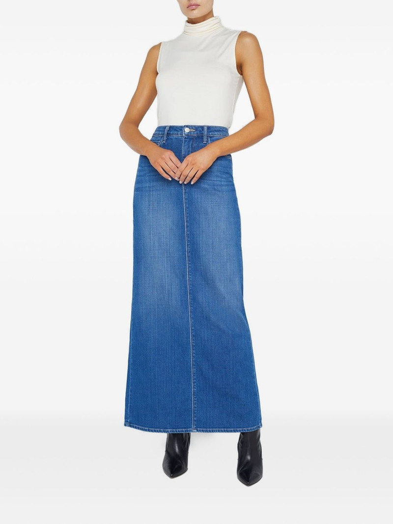 L'AGENCE denim maxi skirt outlook