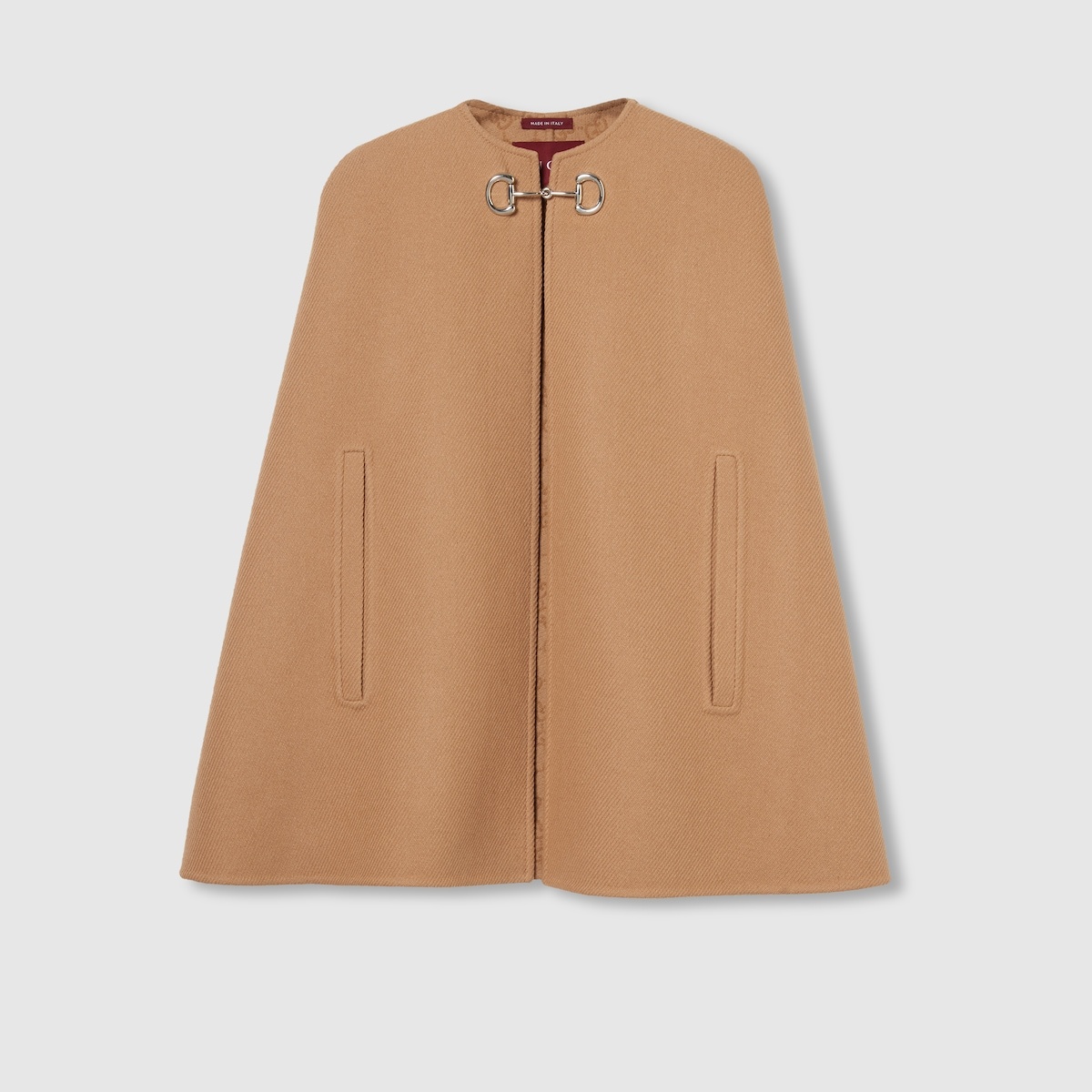 Wool cashmere cape - 1