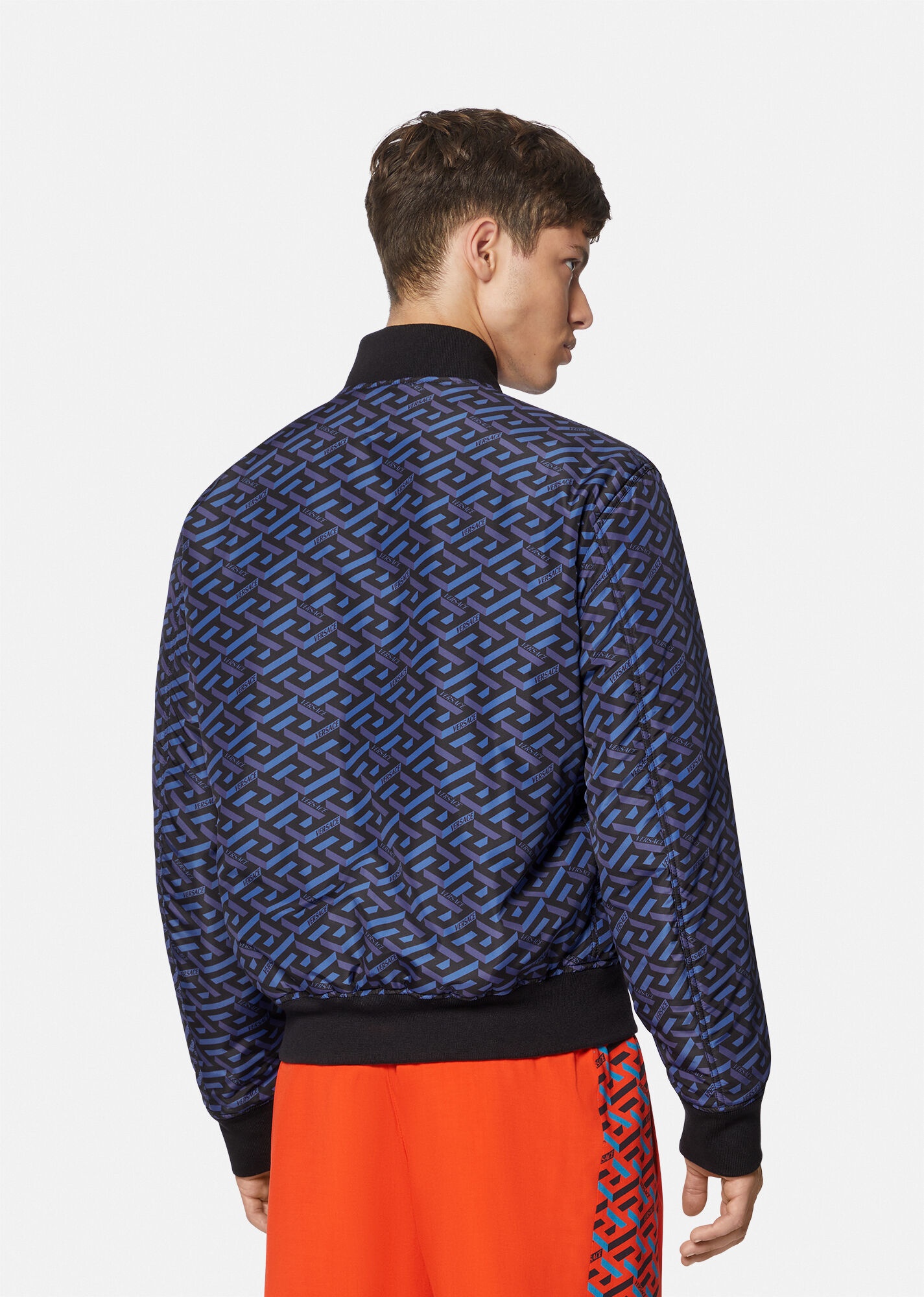 Versace La Greca Reversible Bomber Jacket - Farfetch