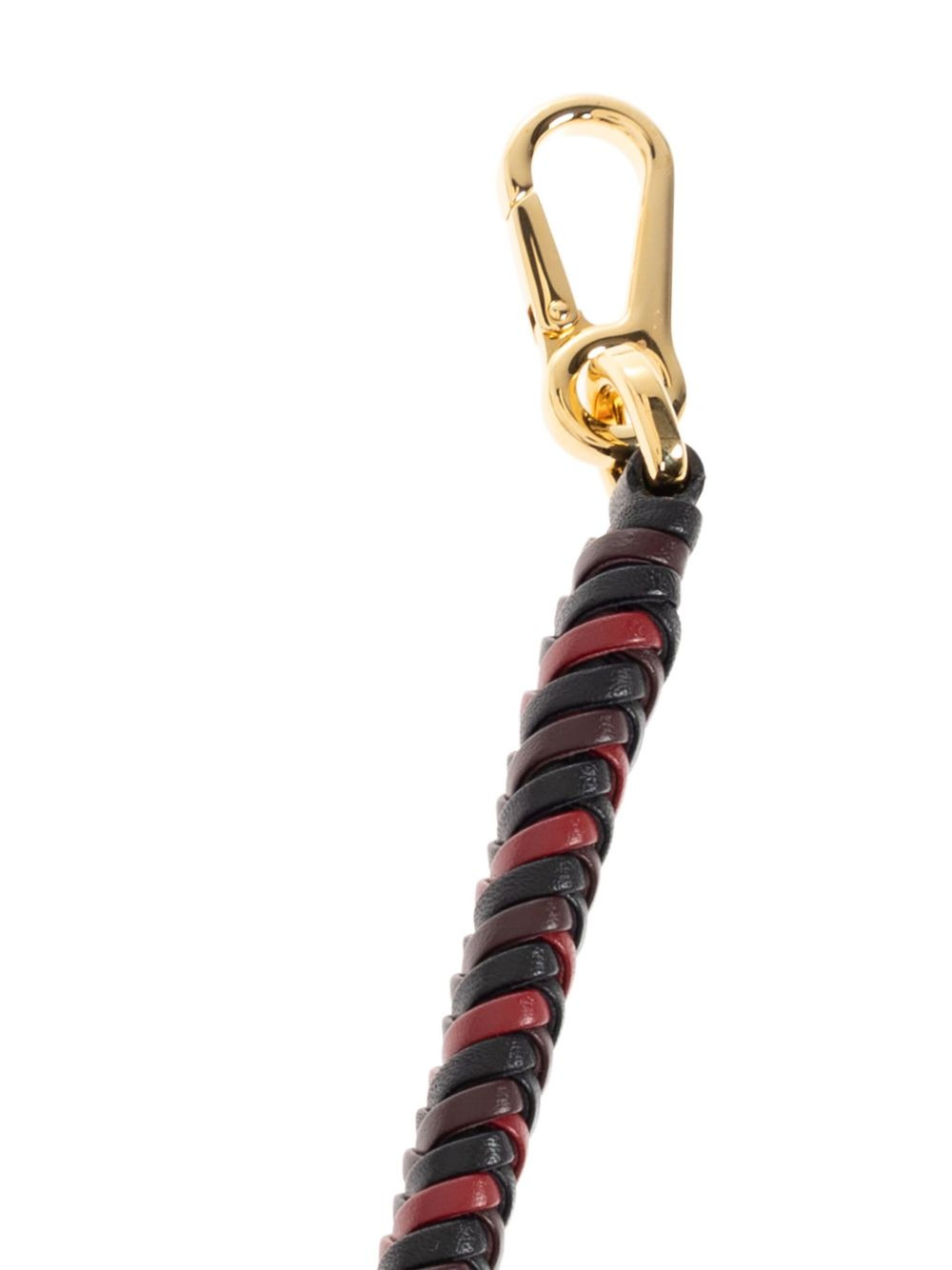 braided leather bag strap - 2