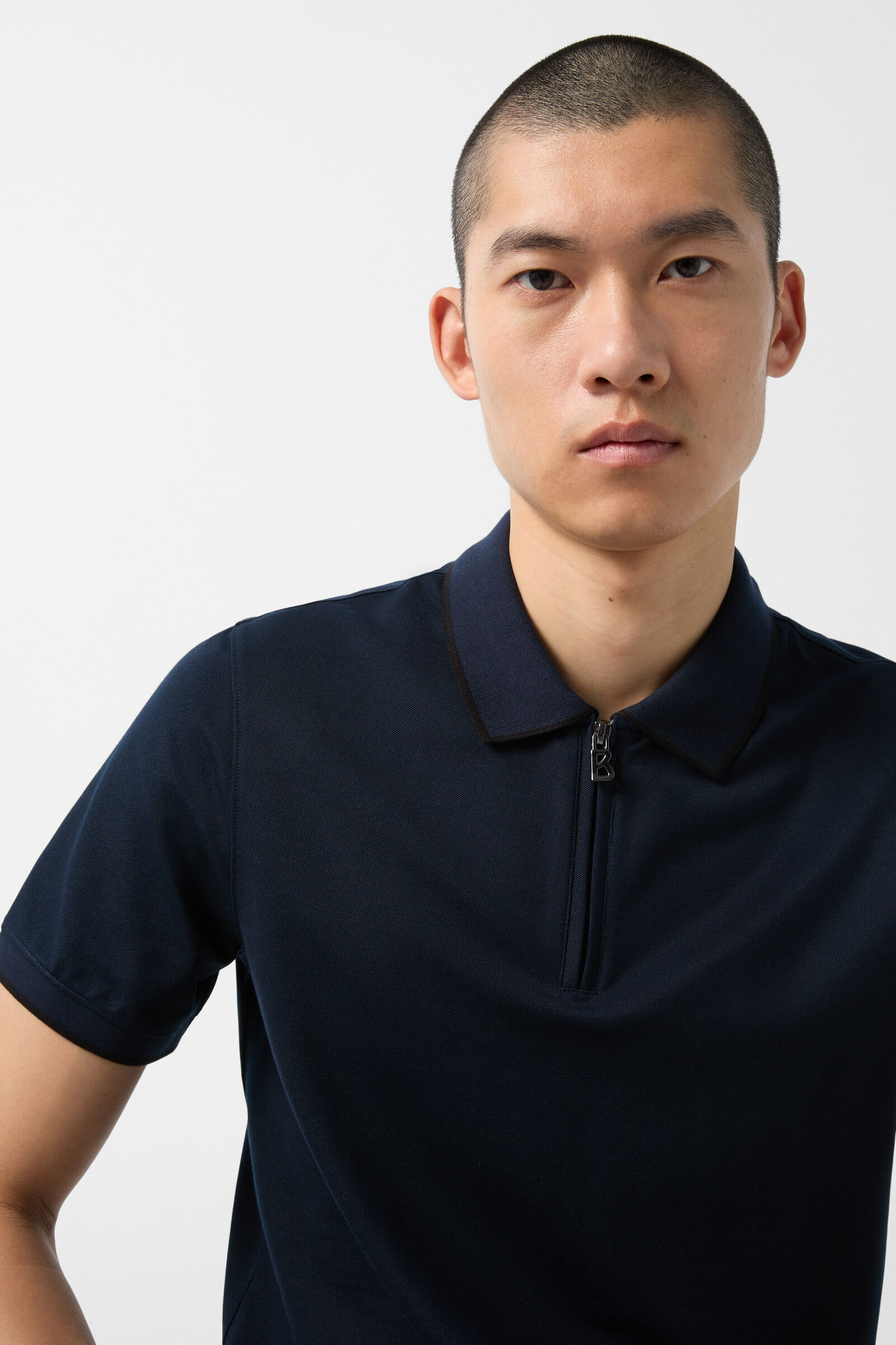 Timo polo shirt in Navy blue - 4