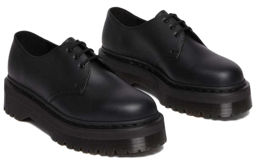Dr. Martens 1461 Vegan Mono Felix Platform Shoes 'Black' 30651001 - 3