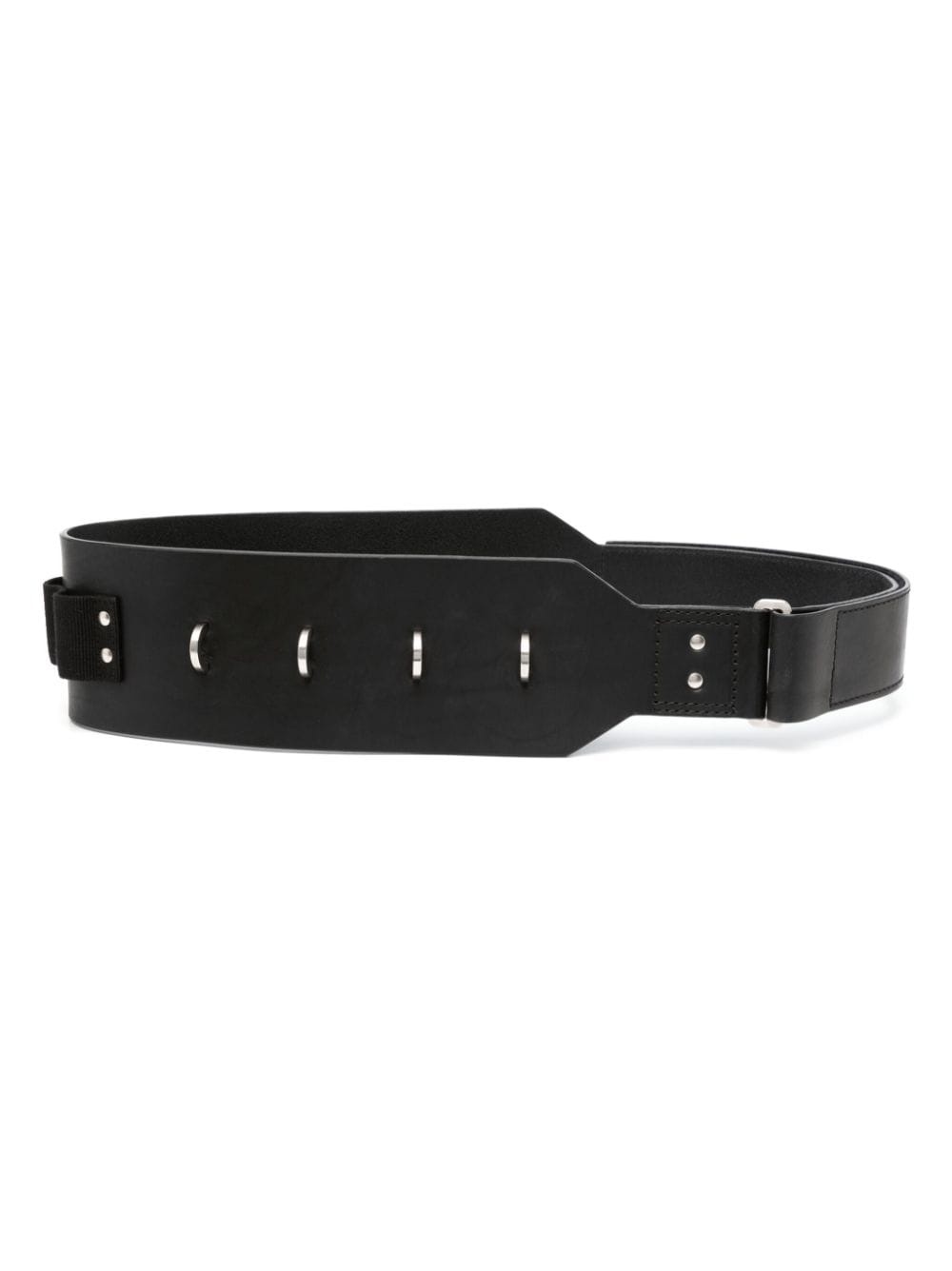 cargo leather belt - 1