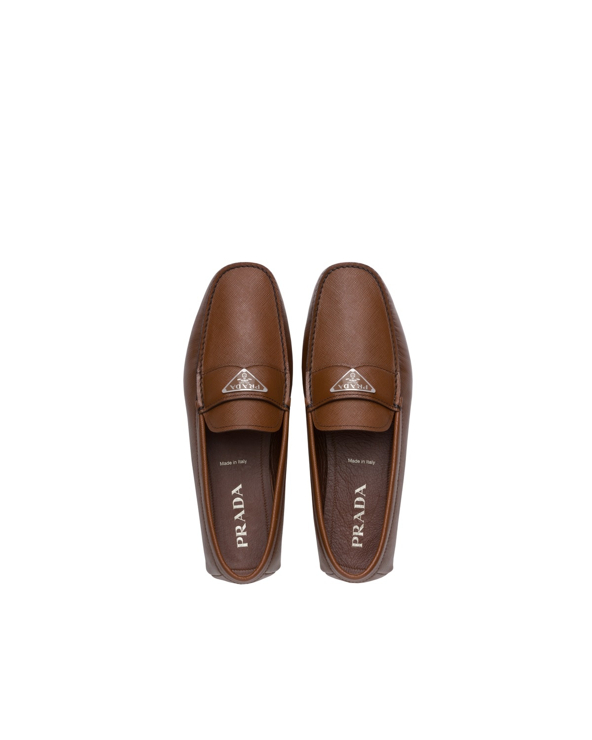 Saffiano leather loafers - 4